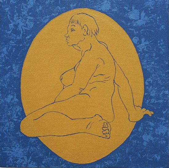 Zittend naakt 26 (2010)